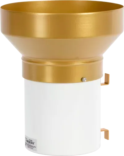 The TE525MM, manufactured by Texas Electronics, is a tipping bucket rain gage that monitors rainfall in metric rather than US units. It measures in 0.1 mm increments and has a 24.5 cm funnel. This tipping bucket is compatible with all Campbell Scientific data loggers, and is widely used in environmental monitoring applications.

The TE525MM funnels precipitation into a bucket mechanism that tips when filled to its calibrated level.  A magnet attached to the tipping mechanism actuates a switch as the bucket tips. The momentary switch closure is counted by the pulse-counting circuitry of our data loggers.


