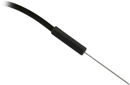The 109SS is a rugged, accurate probe that measures soil or water temperature from -40° to +70°C. The 109SS consists of a thermistor encased in a sheath made from grade 316L stainless steel. The rugged stainless-steel sheath protects the thermistor, allowing you to bury or submerge the 109SS in harsh, corrosive environments. This probe also has a fast time response, and it can be easily interfaced with our data loggers.

 **Detailed Description**
The 109SS thermistor can survive temperatures up to 100°C, but the overmolded joint and cable should not be exposed to temperatures hotter than +70°C.

 **Water Temperature**
The sensor can be submerged to 46 m (150 ft) or 63 psi. Please note that the 109SS is not weighted. Therefore, the installer should either add a weighting system or secure the sensor to a fixed, submerged object, such as a piling.

 **Soil Temperature**
The 109SS is suitable for shallow burial only. Placement of the sensor’s cable inside a rugged conduit may be advisable for long cable runs—especially in locations subject to digging, mowing, traffic, use of power tools, or lightning strikes.

